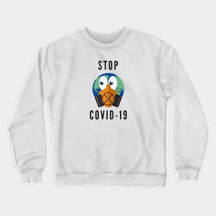Stop Corona Crewneck Sweatshirt
